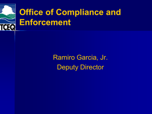 Office of Compliance and Enforcement