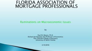 Speaker Dr. Mason - Mortgage Bankers Association of Jacksonville
