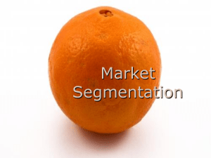 segmentation PP AS level - econbus