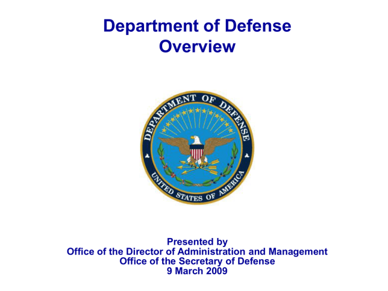 Day 2 - DoD Structure (Munson)