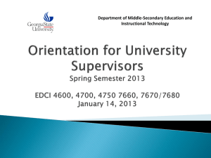 Orientation_for_University_Supervisors_Spring_2013