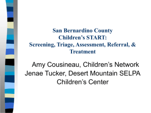 San Bernardino County Children's START