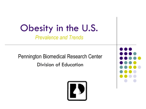 Obesity Prevalence and Trends - Pennington Biomedical Research
