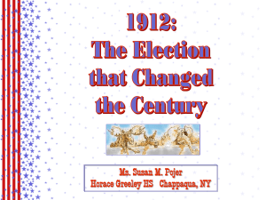 The Election of 1912