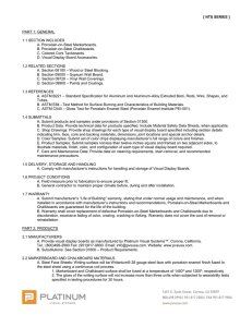 Specifications Sheet [MICROSOFT WORD]