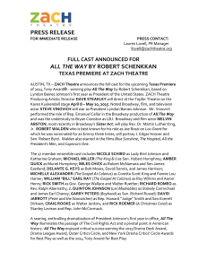 full cast announced for all the way by robert