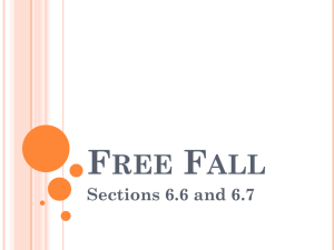 6.6 Free Fall Explained