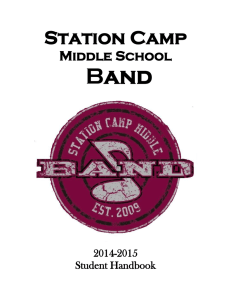 2014-2015 scms band handbook