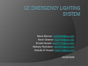 Emergency Lighting System