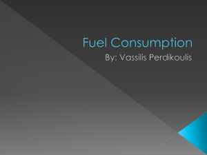 Fuel Consumption - Vassili Vale Tudo