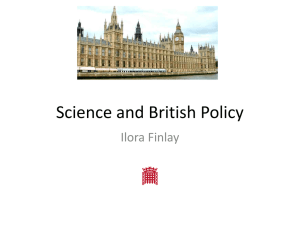 Science and British Policy