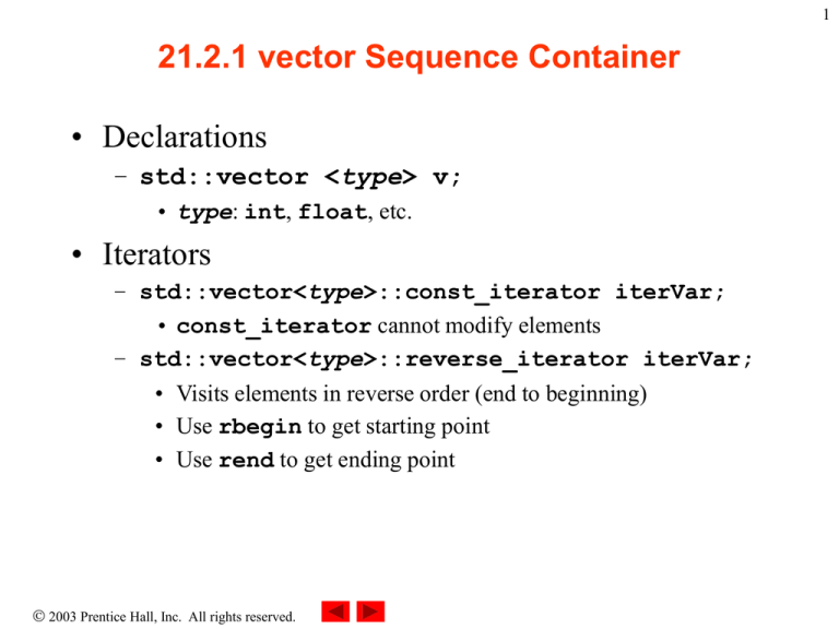 std vector assignment operator