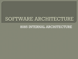 lec 3.0 - 8085 internal architecture