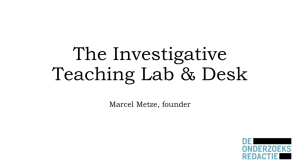 The Investigative Teaching Lab & Desk