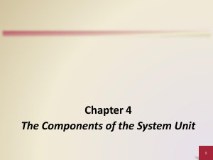 The System Unit