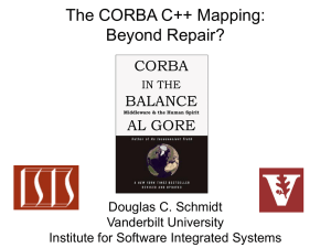 The CORBA C++ Mapping: Beyond Repair?