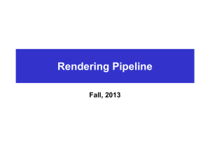 Rendering Pipeline