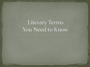 File literary terms