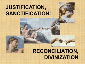 Justification and Sanctification (updated)