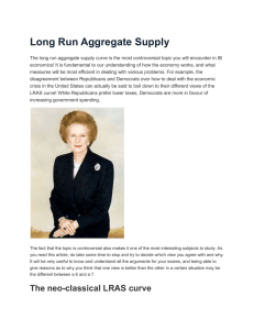 Long Run Aggregate Supply