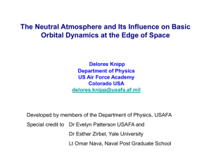 Neutral Atmosphere & Orbital Dynamics