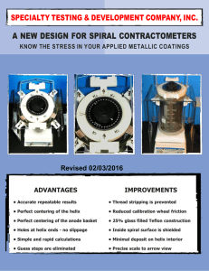 spiral contractometer measurement method and