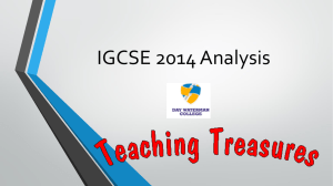 igcse-2014-presentation