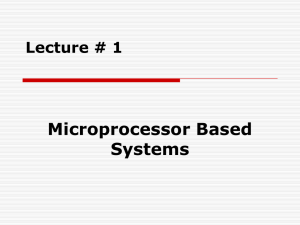 Microprocessor Based Systems Book