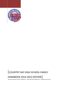 country day high school family handbook 2014