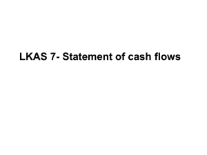 LKAS 7- Statement of cash flows