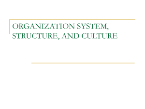 If Organisational Structure and System Are Not Consistent With