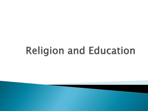 Importance of Teaching about Religion