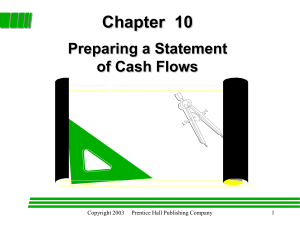 “CASH” For The Statement Of Cash Flows?