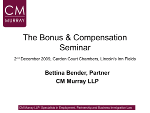 The Bonus & Compensation Seminar