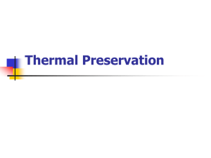 Thermal Preservation