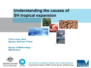 Understanding the causes of Southern Hemisphere Tropical