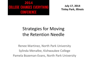 Session 3B - Strategies for Retention