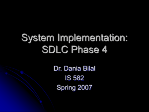 3/29/07: System Implementation