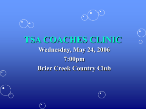 2006 TSA Coaches Clinic