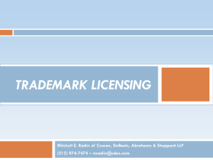 trademark licensing