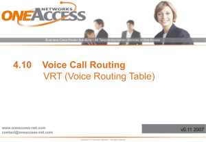 4.10 Voice Call Rout..