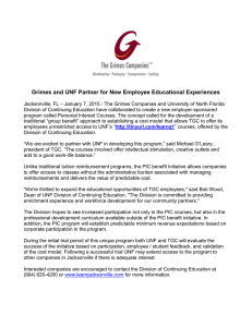Grimes and UNF Partner for New Employee