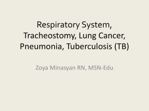 Tracheostomy, Lung Cancer, Pneumonia