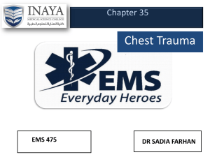 2. chest trauma