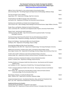 List of case studies - Association of American Colleges & Universities