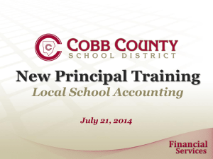 Local School Accounting Procedures Manual