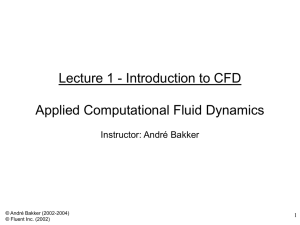 Introduction to CFD - Process Simulations Ltd.