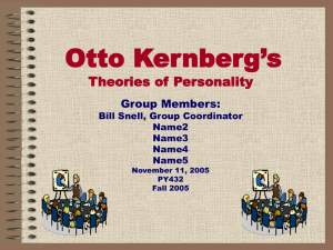 Otto Kernberg's