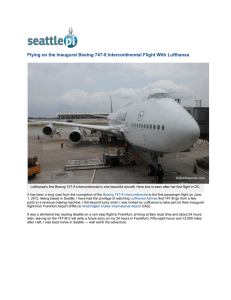 Flying on the Inaugural Boeing 747-8 Intercontinental Flight With