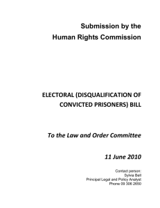 electoral (disqualification of convicted prisoners) bill